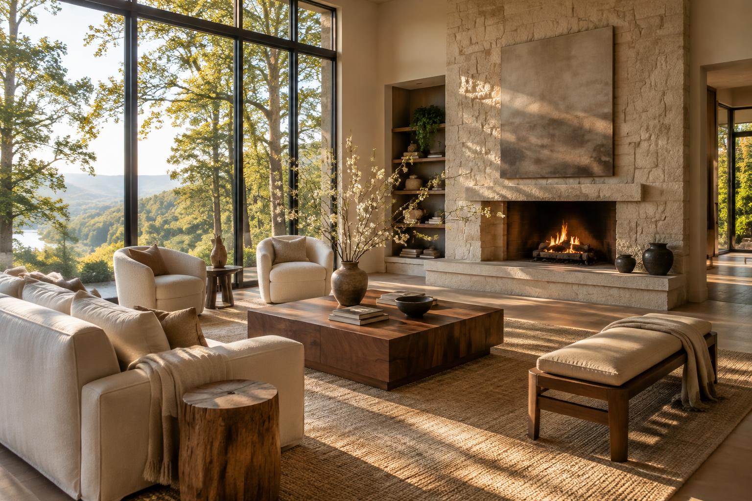 A beautifully crafted residence with natural stone and considered design